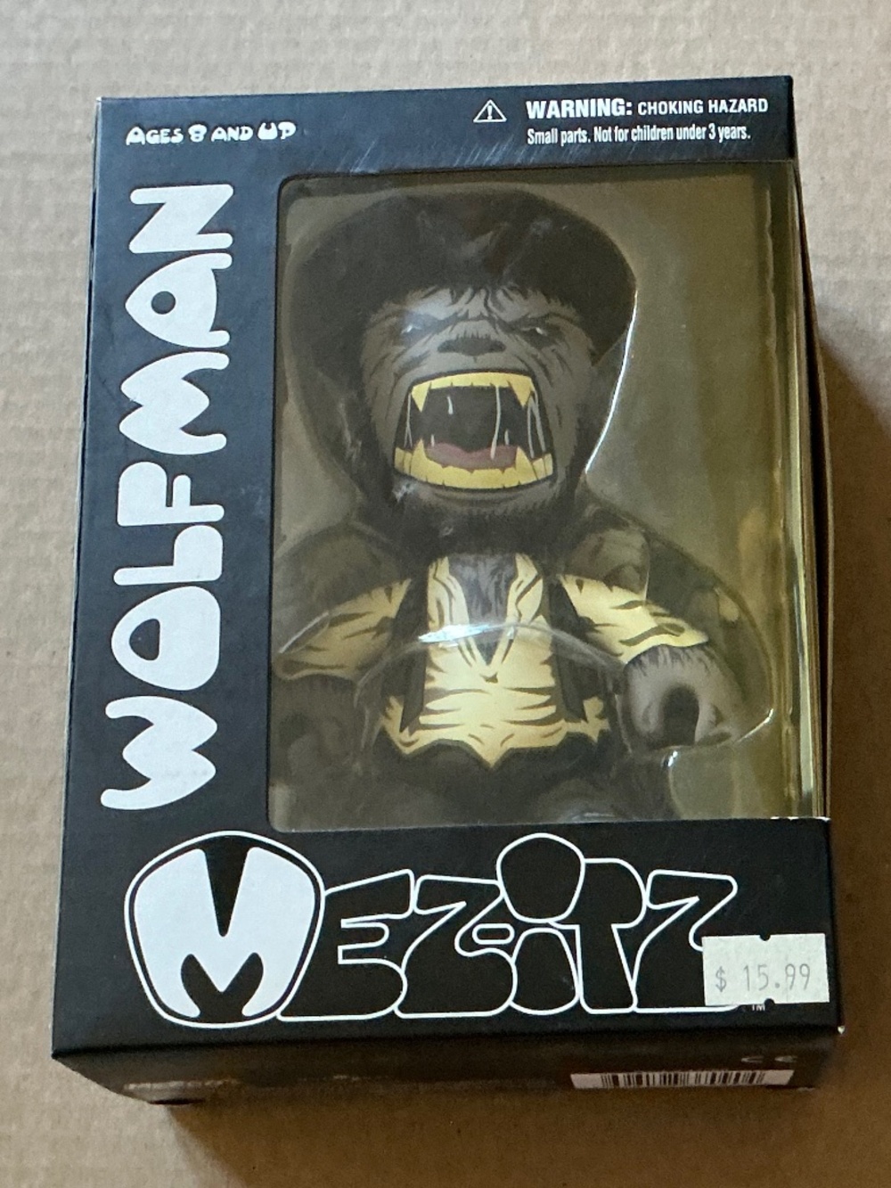 The Wolfman Mez-Itz Figure Mezco Designer Vinyl Universal Monsters NIB 2009